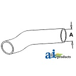 UJD11527     Upper Hose---Replaces TY22430